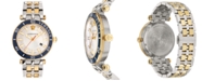 Versace Men's Swiss Greca Sport Two-Tone Stainless Steel Bracelet Watch 43mm